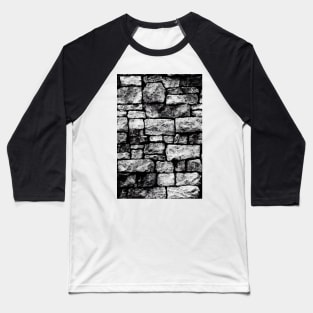 Simple Minimalistic Stone Wall, Faux Stone #13 Baseball T-Shirt